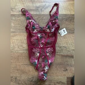 Victoria’s Secret Floral teddy Bodysuit